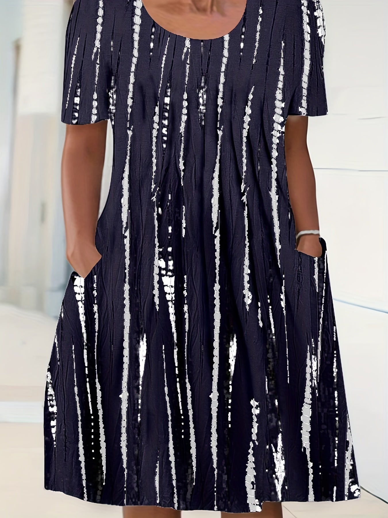 Boho Tee Dress with Pockets