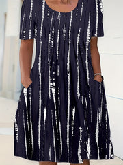 Boho Tee Dress with Pockets