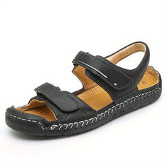 SENBURNY Men's Summer Stitching Sandals Durable Non Slip Comfy Lightweight