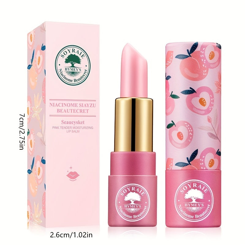Hydrating Lip Balm Trio Pink Peach Strawberry Grapefruit