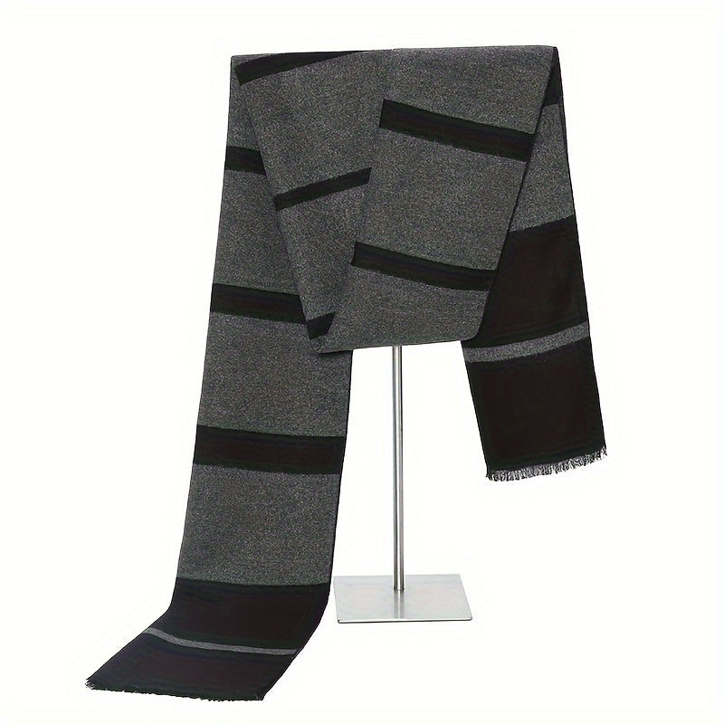 Men's Soft Warm Long Scarf Shawl for Winter