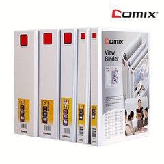 Comix A235 PVC Insert Bag A4 3 Inch 3 Holes D type Clip