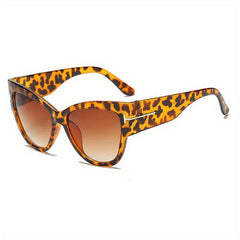 Large Cat Eye Sunglasses Gradient Vintage Sunshade Eyewear