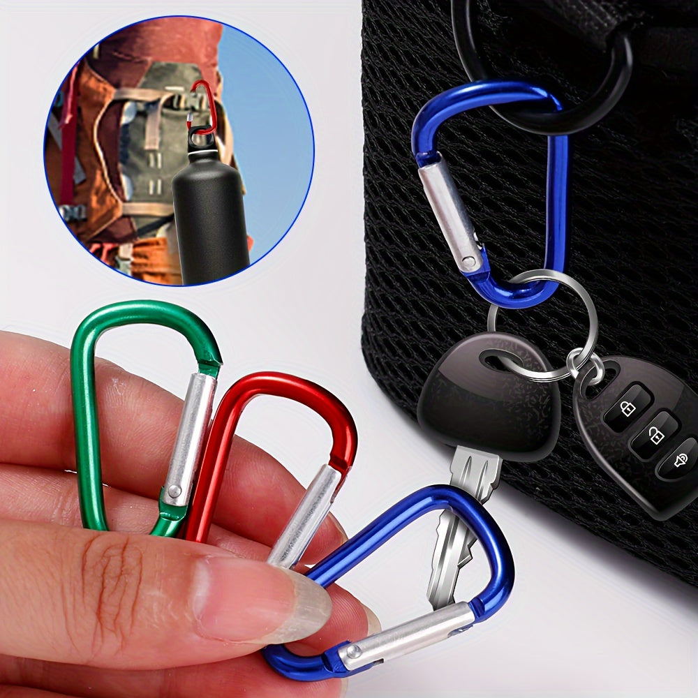 5pcs D Type Aluminum Buckle for Outdoor Camping