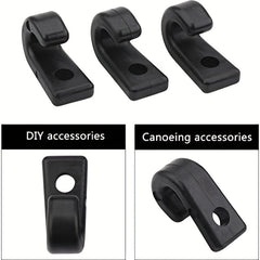 16pcs J Shaped Paddle Board Hook with Screws for Secure Storage