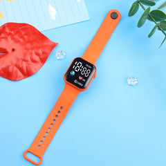 Unisex Light Digital Watch with Adjustable Strap Illuminated Display