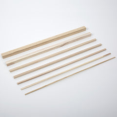 20pcs Paulownia Square Wooden Sticks for DIY Model Making