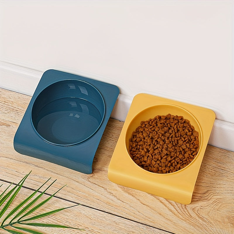 Raised Pet Inclined Food Bowl Non slip Cat And Dog Dishes Bowl