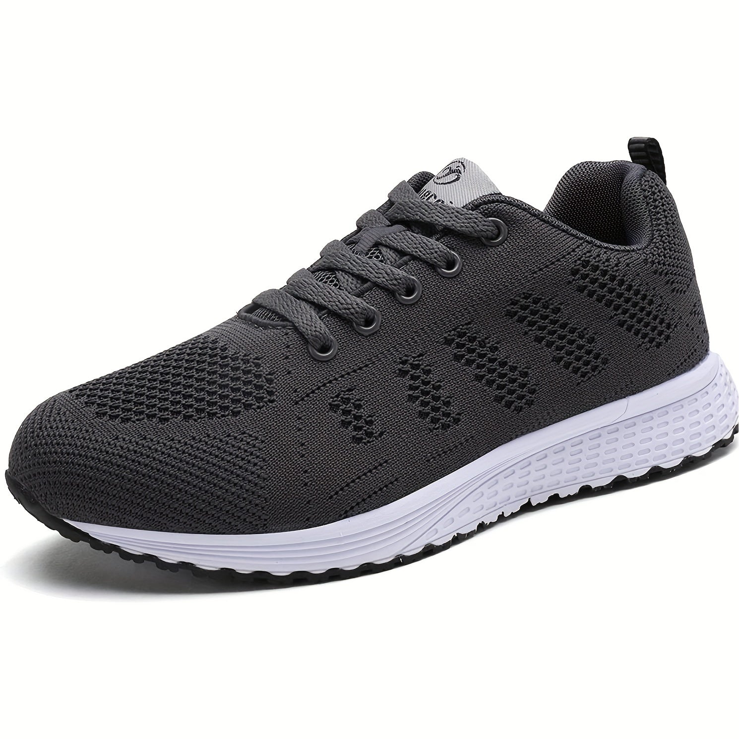 Women's Solid Running Shoes Mesh Outdoor Sneakers Lace Up Sports Shoes