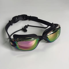 Waterproof Anti-fog Electroplating Swim Goggles Unisex Adults