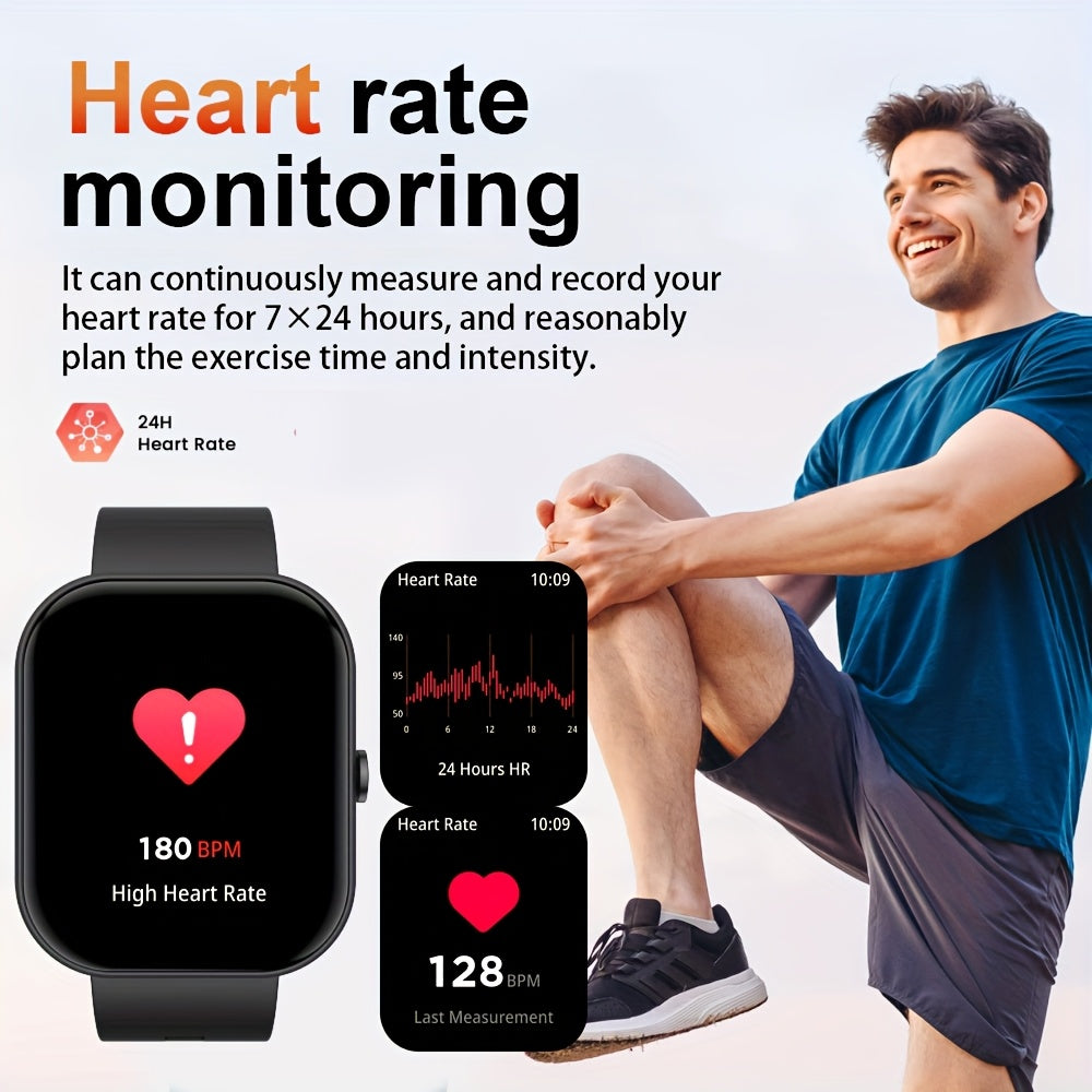 GWENLAND Smart Watch IP68 100 Sports Modes Pedometer Calorie Weather Stopwatch T