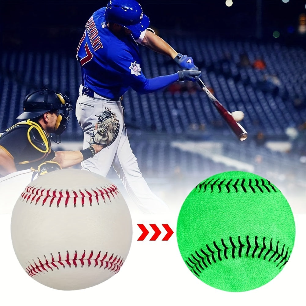 1pc Glow In The Dark Baseball Luminous Baseball Sports Training Accessory