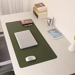 Large Double-sided PU Leather Office Desk Mouse Pad