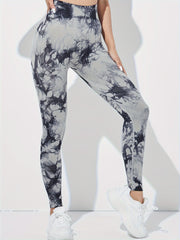 Tie Dye High Waist Sports Leggings