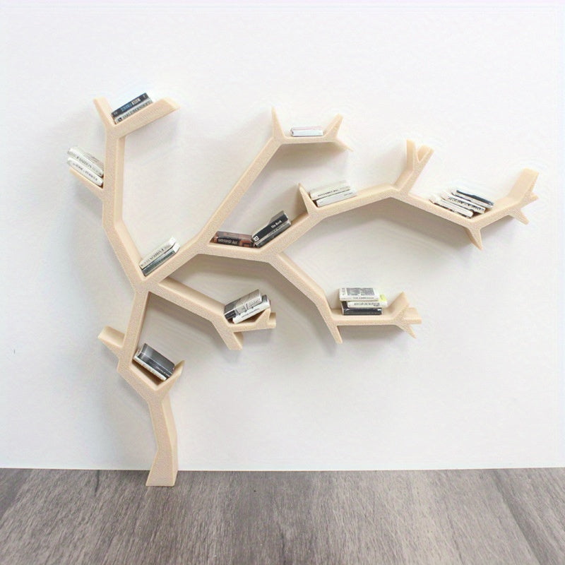 Dollhouse Book Shelf Tree w/ Colorful Books & Accessories for BJD Fans