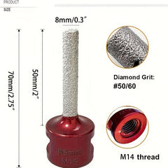 Diamond Finger Bit Coated Milling Bit for Tile Grinder Enlarging Holes M1