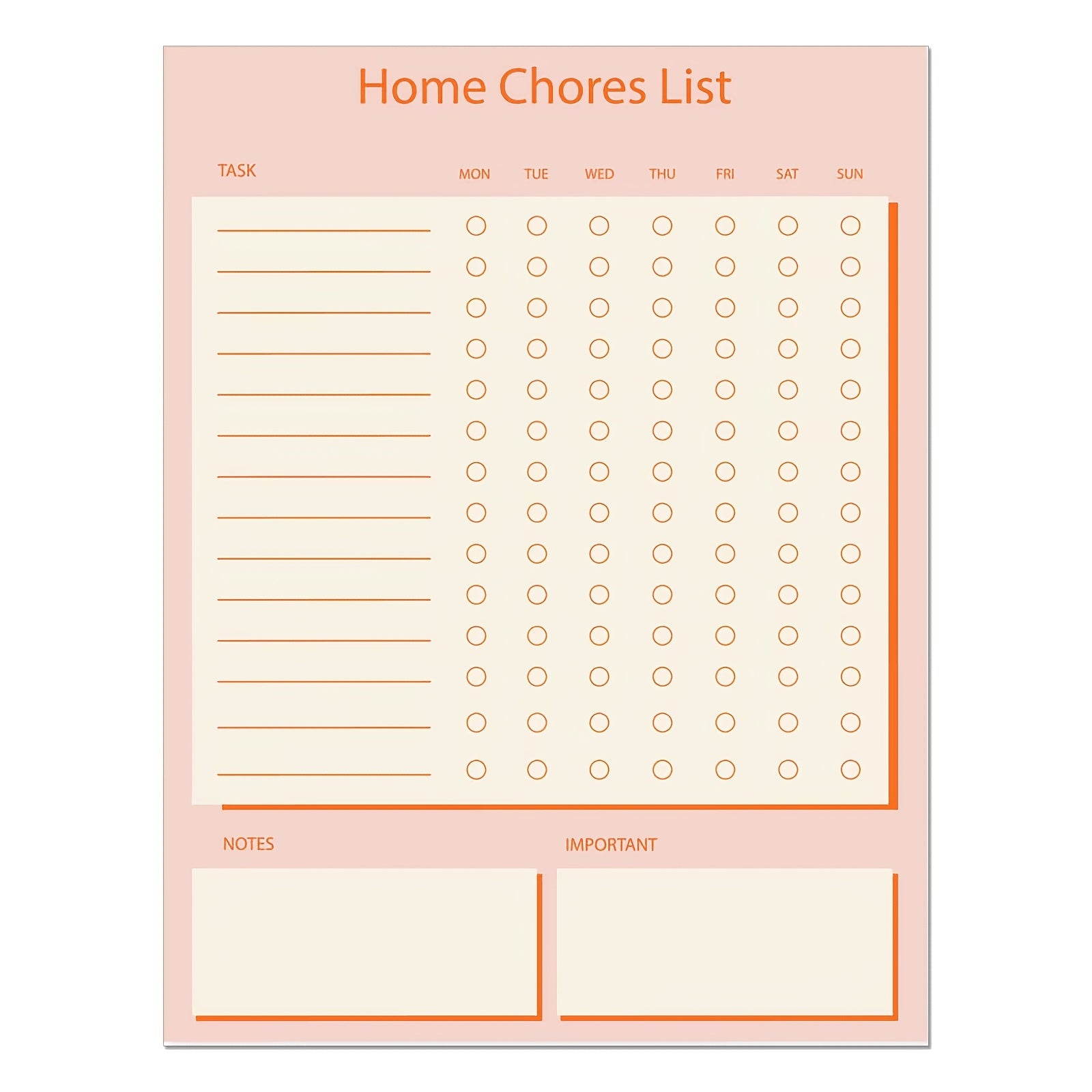 Green Small Fresh Magnetic Family To Do Planner For Fridge