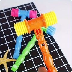 3pcs Rubber Hammer Squeak Toys Fun Plastic Percussion Carnival Circus Gift