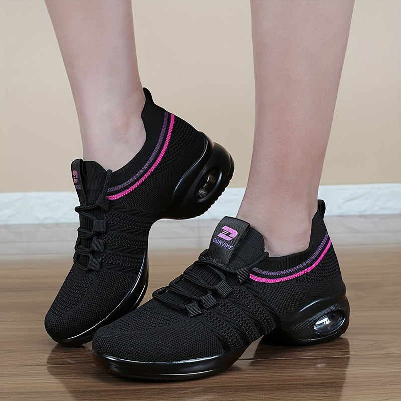 Breathable Modern Jazz Dance Shoes Arch Support Sneakers