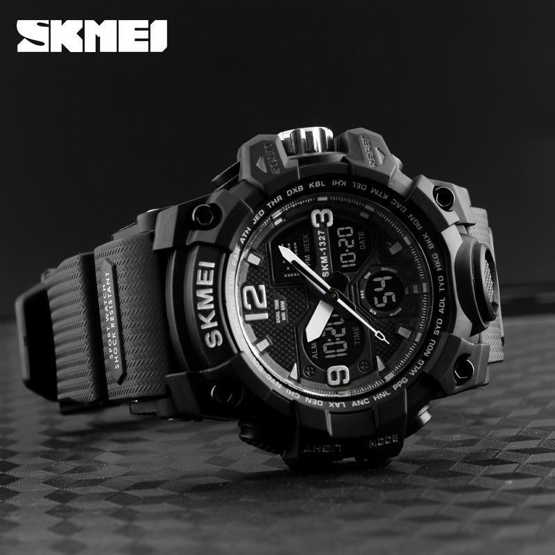Unisex Sporty Military Digital Watch Multifunction Waterproof LED Display