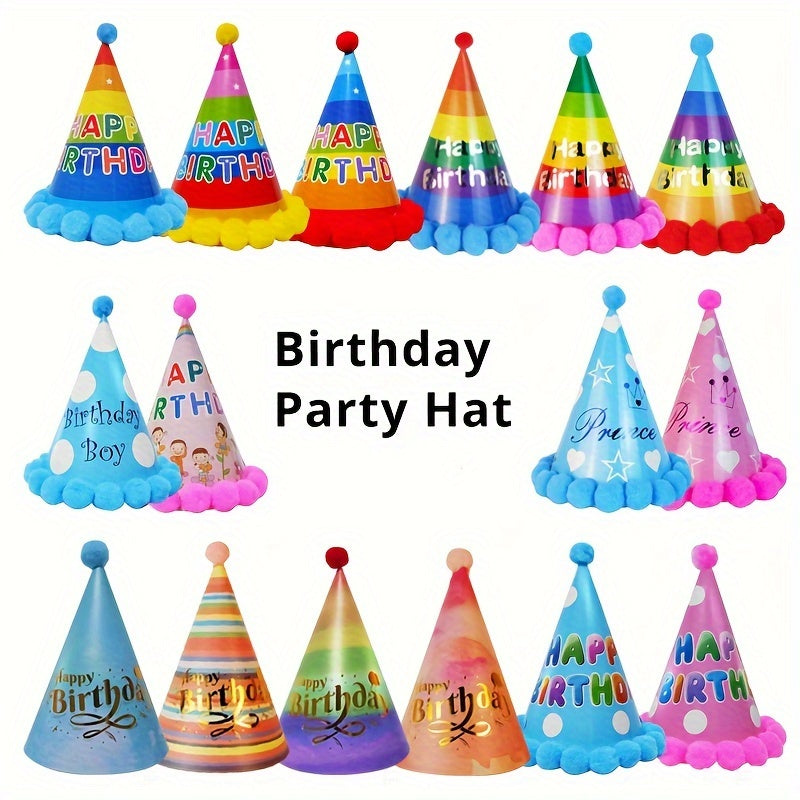 2pcs Birthday Party Paper Hat Party Supplies