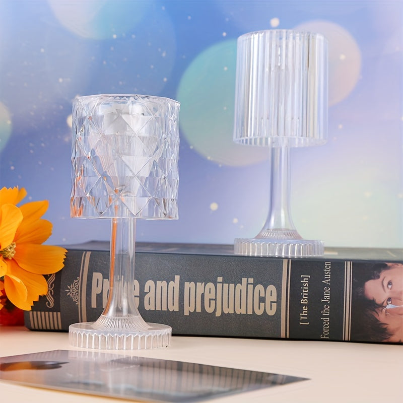 Rhombus Table Lamp Vertical Pattern for Home Decor