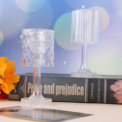 Rhombus Table Lamp Vertical Pattern for Home Decor