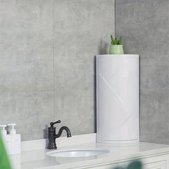Rotatable Corner Storage Rack with Dust-proof Shelf