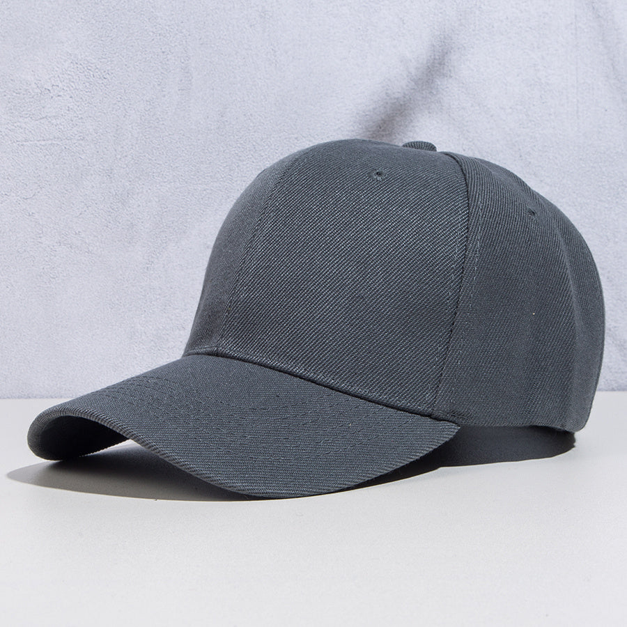 Versatile Baseball Cap Casual Solid Peaked Cap Sun Hat
