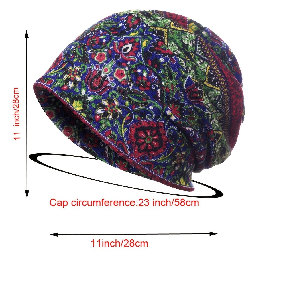 Men's Baggy Slouch Chemo Beanie Hat Skull Cap Stretchy Knit Cap