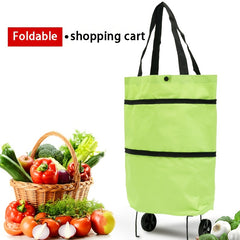 Portable Supermarket Shopping Carts Wheeled Shopping Bags For Seniors Shopping