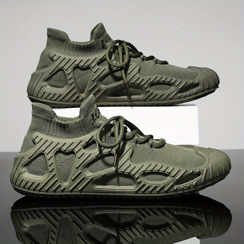 Men's Lightweight Knitted Sneakers for Running