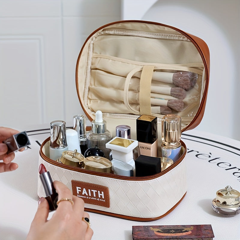 Large Capacity Travel Makeup Case Organizer