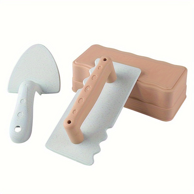 3pcs Snow & Sand Castle Building Set Beach Toy for Kids Durable PP Material