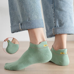 5 Pairs Boys Kids Casual Sports Socks Breathable Low Cut Ankle Socks