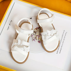 Non Slip Butterfly Princess Sandals for Girls Hook and Loop Fastener