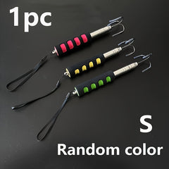 Telescopic Fishing Gaff Stainless Steel Triple Hook Sea Fishing Spear