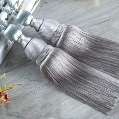 2pcs Curtain Binding Rope Hanging Tassel Curtain Holder