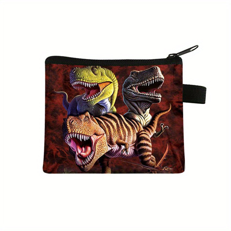 Dinosaur Coin Purse Cartoon Animal Mini Storage Bag Boys Birthday Gift