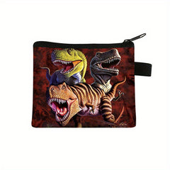 Dinosaur Coin Purse Cartoon Animal Mini Storage Bag Boys Birthday Gift
