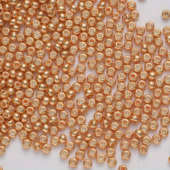 450Pcs Metallic Round Glass Seed Beads 11/0 2.0MM Pony Beads Plated