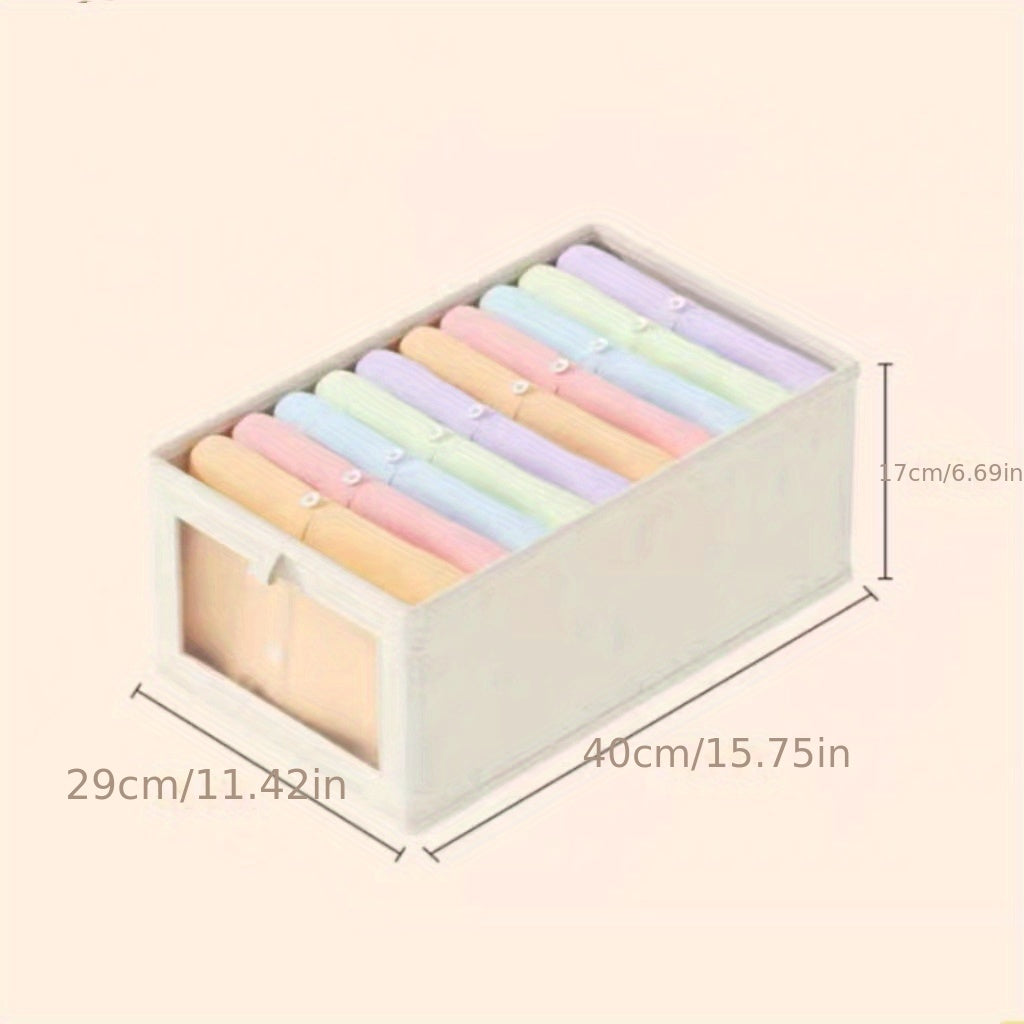 Legging Storage Box Large Capacity Fabric Basket Household Wardrobe Organizer