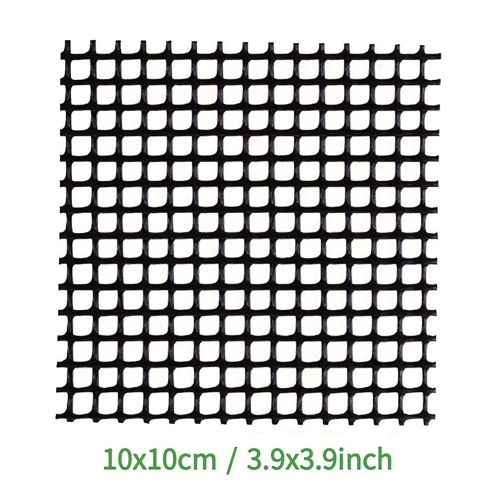 50pcs Plant Pot Mesh Pad Bonsai Pot Bottom Grid Mat Plant Drainage Screens