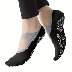 Women's Non Slip Yoga Socks with Extra Grips for Yoga Ballet Barre