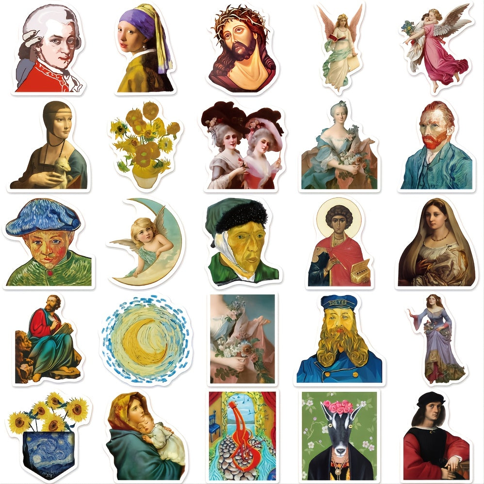 50pcs Graffiti Sticker for Laptop PC Moto Helmet DIY Waterproof