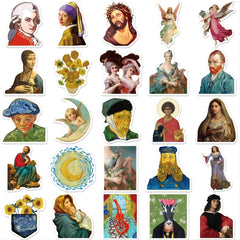 50pcs Graffiti Sticker for Laptop PC Moto Helmet DIY Waterproof