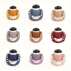 Portable Solid Cup Cover Anti Scald Protective Cover