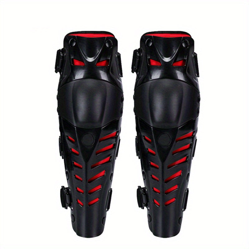 Adjustable Breathable Knee Shin Guard Pads for Motorcycle Cycling Racing