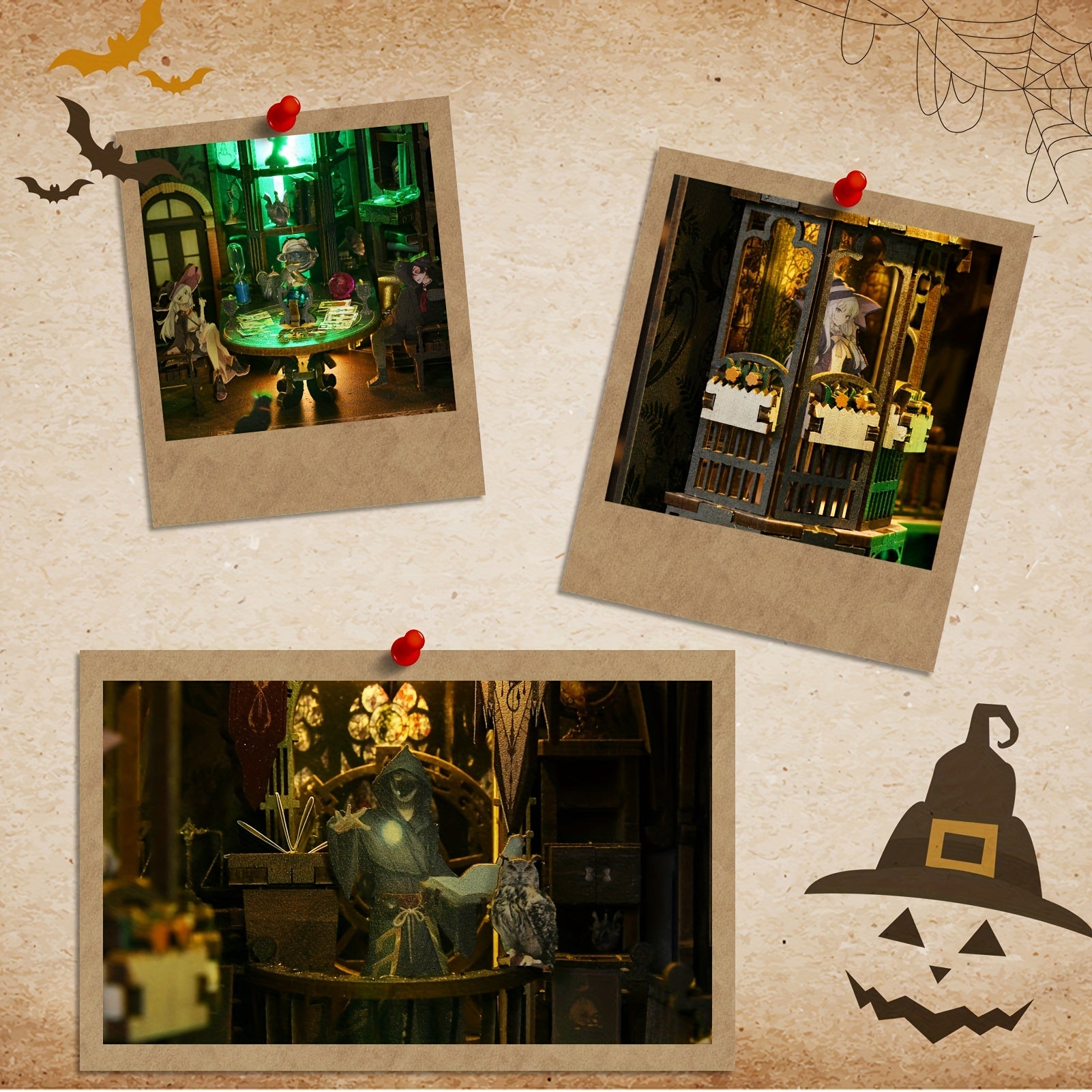 Gothic Mystical Enchanted Booknook DIY Puzzle