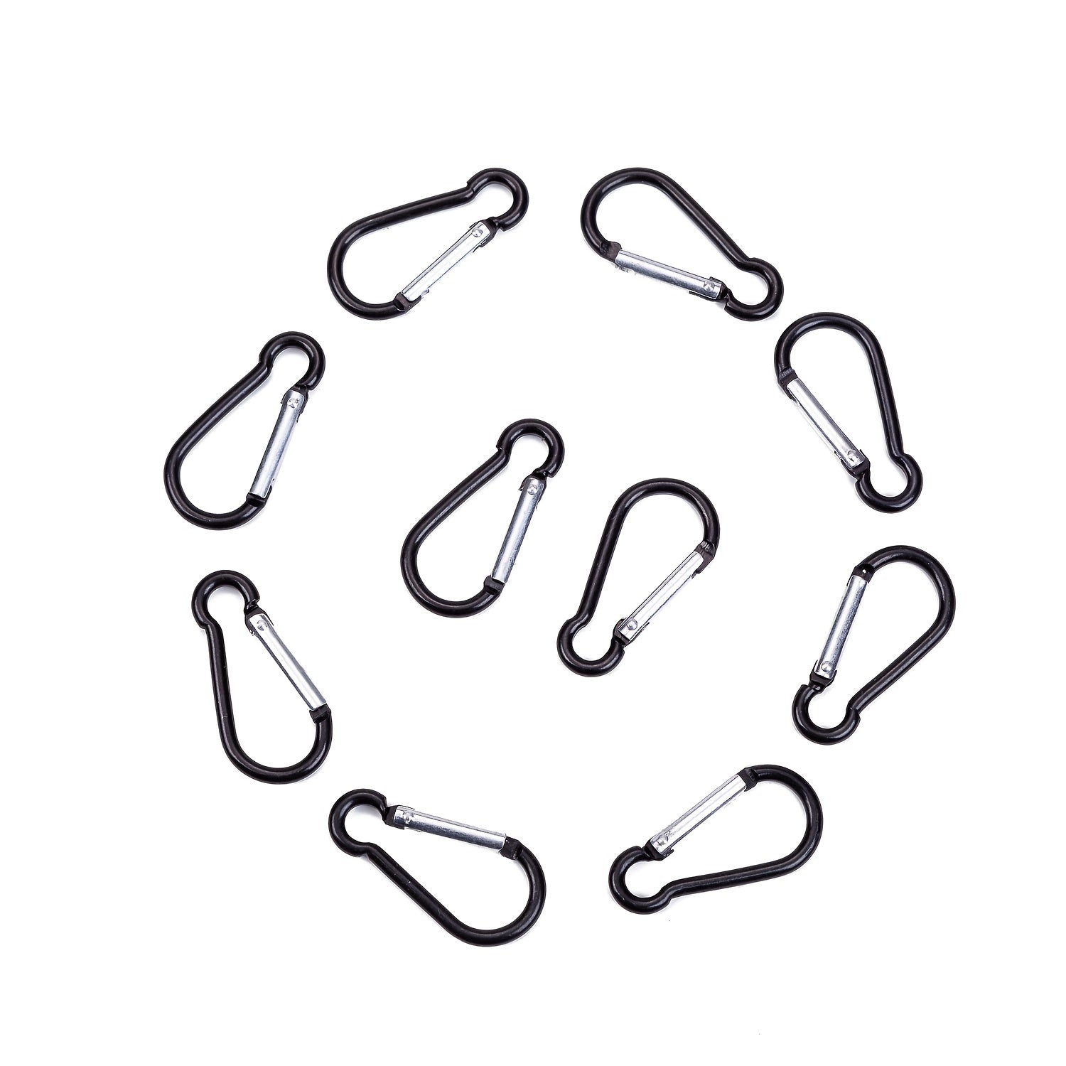 Gourd Shaped Spring Buckle Key Chain Aluminum Alloy Backpack Hanging Buckle